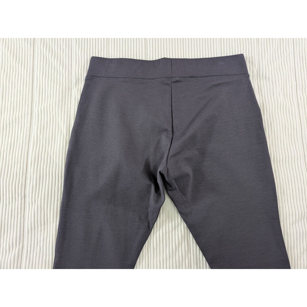 American Giant Ponte Pants Womens 14 Gray Pull On Stretch Leggings Work - Picture 5 of 12